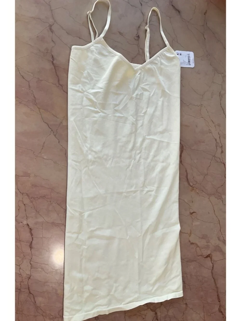 Free People Seamless Mini Slip in Ivory X-Small/Small New Womens Stretchy